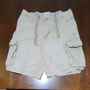 Abercrombie & Fitch Men's Tan Cargo Shorts